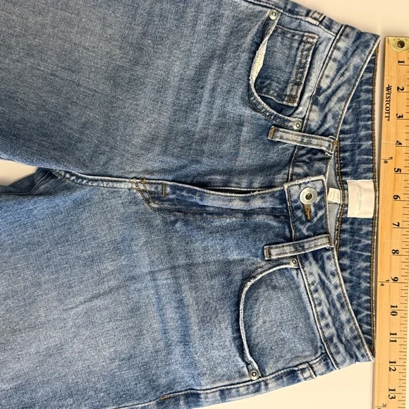 Jonathan Simkhai Laurel Canyon High Rise Cropped Ankle Boot Jeans Size 24